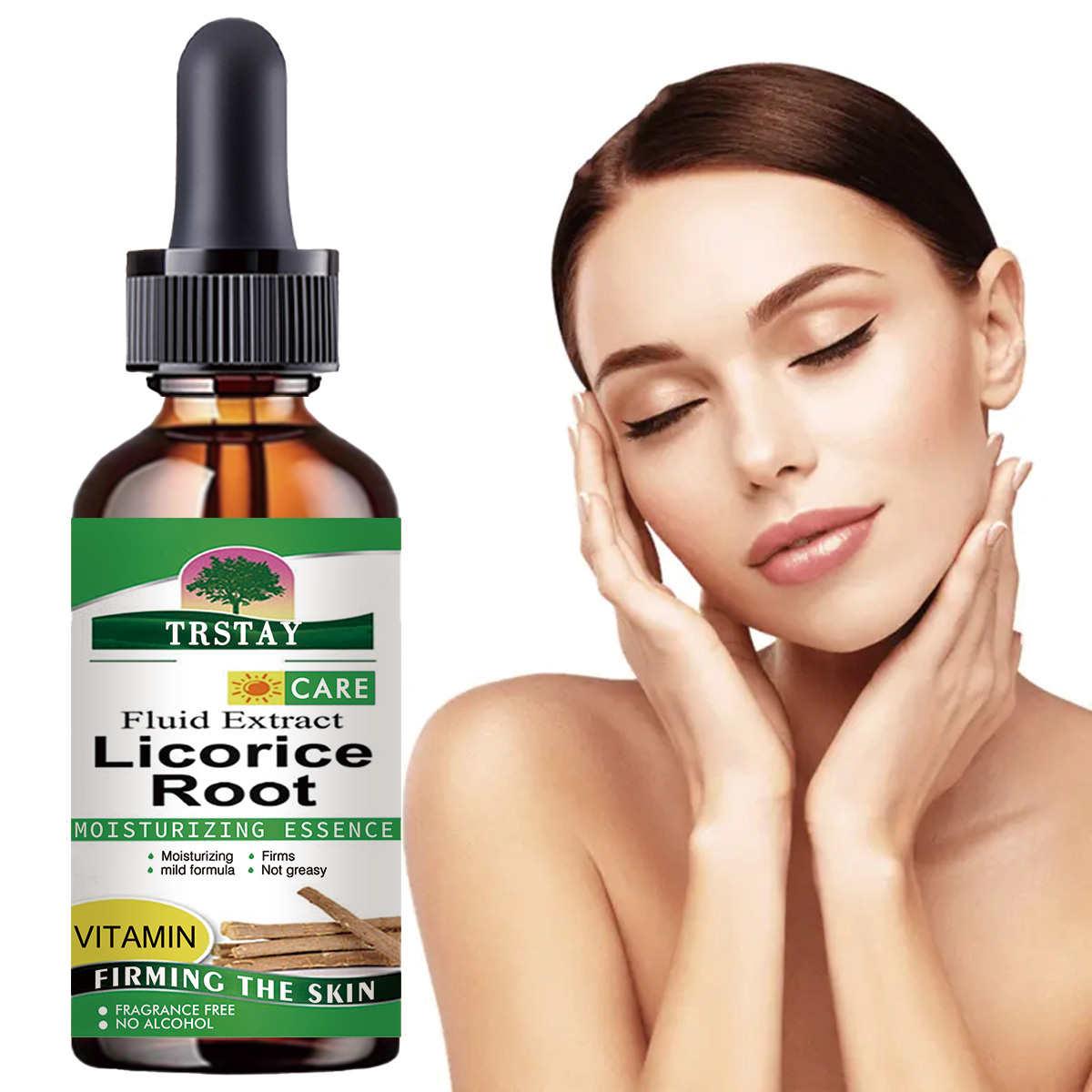 Licorice Root Sticks - 5ML/15ML/30ML/50ML/DR.DAVEY Licorice Essence Moisturizing Pore Firming