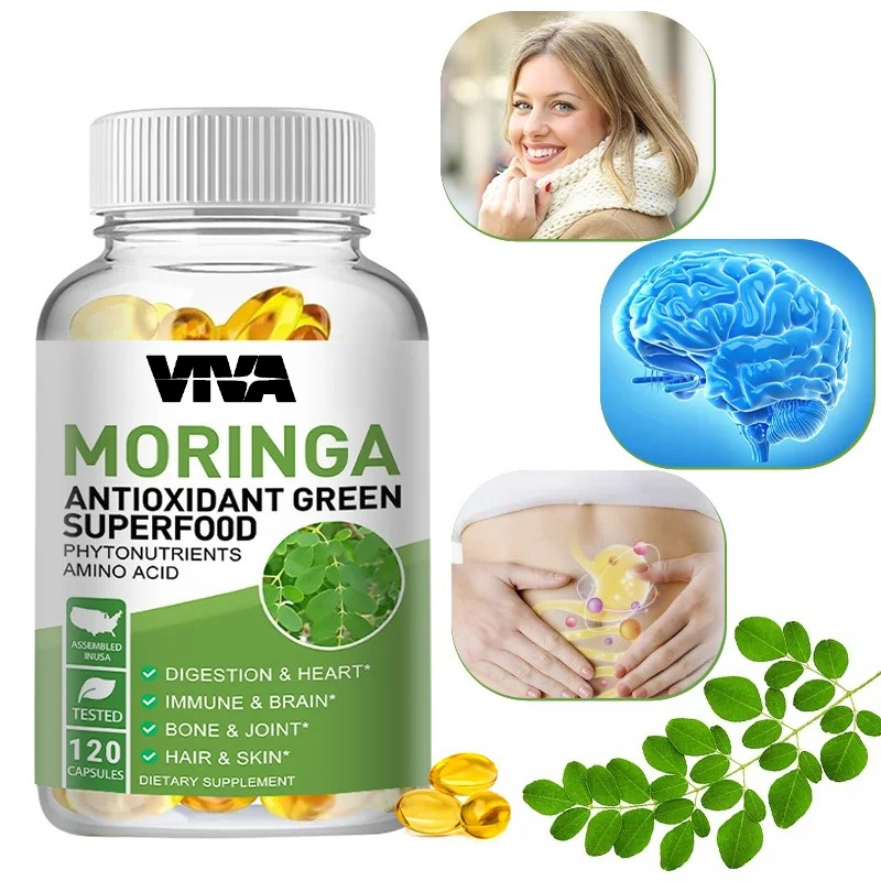 Moringa 1000mg Capsules, An An - مراجعة Moringa Leaf Powder وسعره