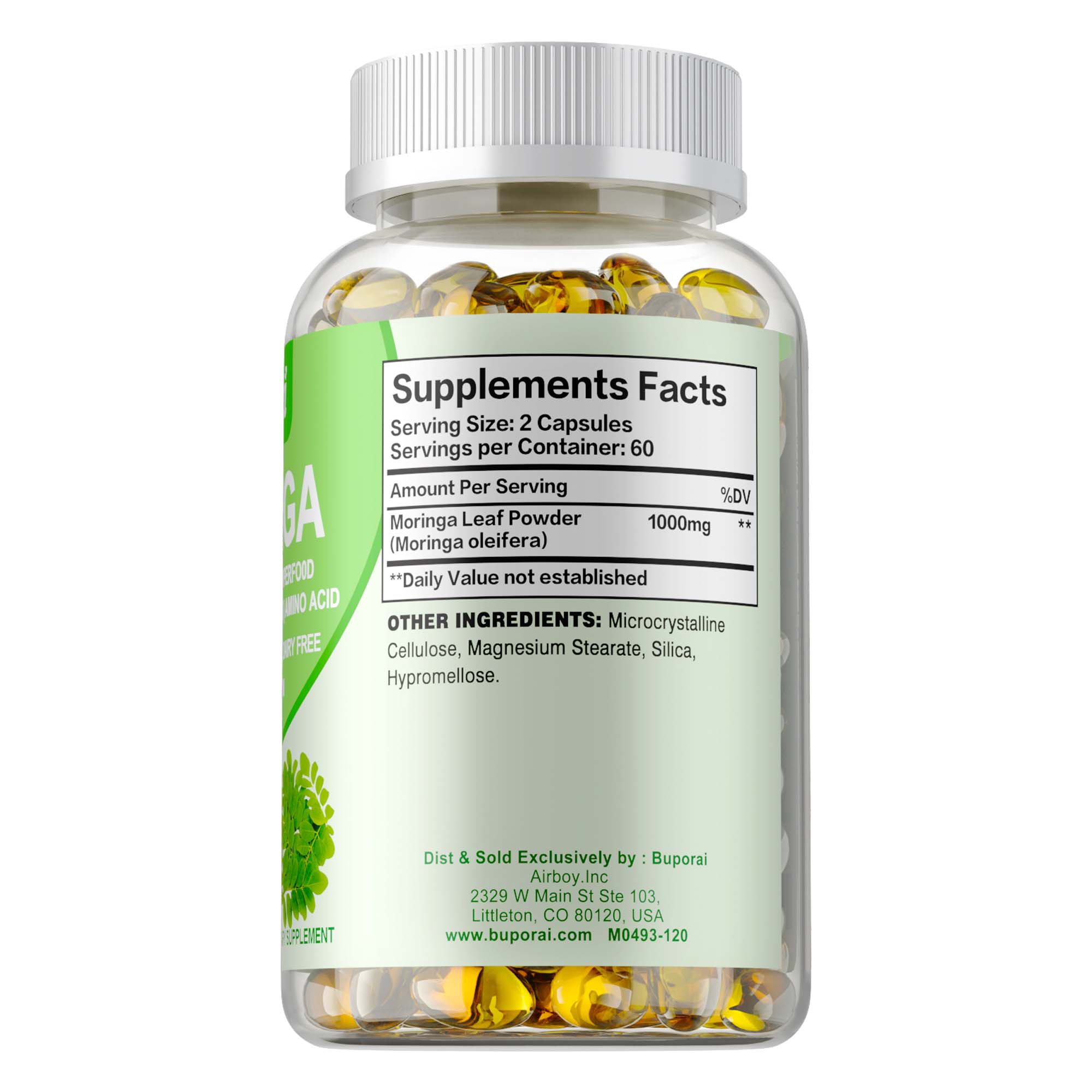 Moringa Capsules - Boosts Ener - مراجعة Moringa Leaf Powder وسعره