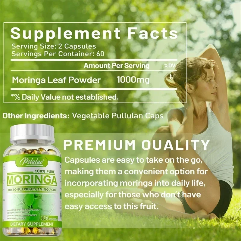 Moringa Capsules - Antioxidant - مراجعة Moringa Leaf Powder وسعره