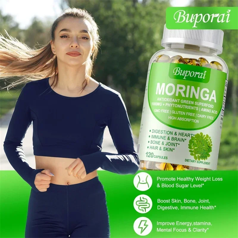 Moringa Capsules - Boosts Meta - مراجعة Moringa Leaf Powder وسعره