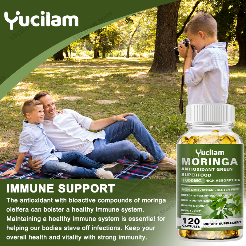 Moringa Organic 1000 mg, 7-in- - مراجعة Moringa Leaf Powder وسعره