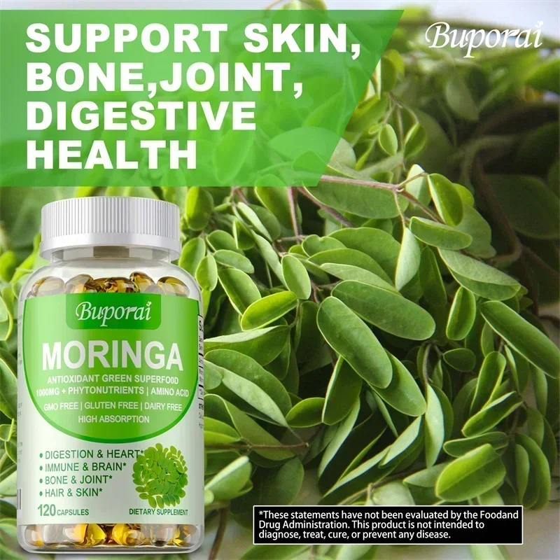 Moringa Capsules - Support Imm - مراجعة Moringa Leaf Powder وسعره