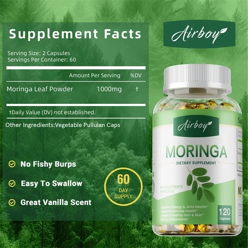 Moringa Supplements - For Heal - مراجعة Moringa Leaf Powder وسعره