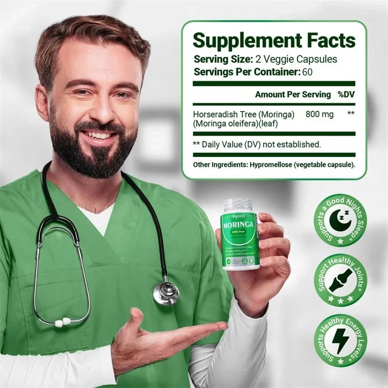 100% Pure Moringa Leaf Powder  - مراجعة Moringa Leaf Powder وسعره