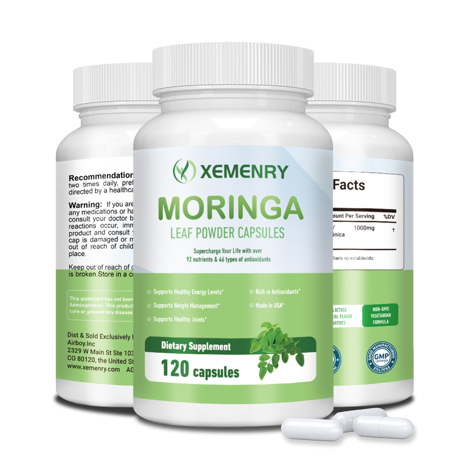 Moringa Capsules - Weight Mana - مراجعة Moringa Leaf Powder وسعره