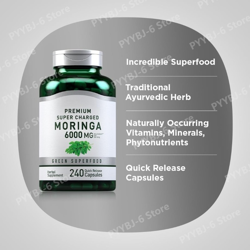 Moringa Oleifera Supplement 60 - مراجعة Moringa Leaf Powder وسعره