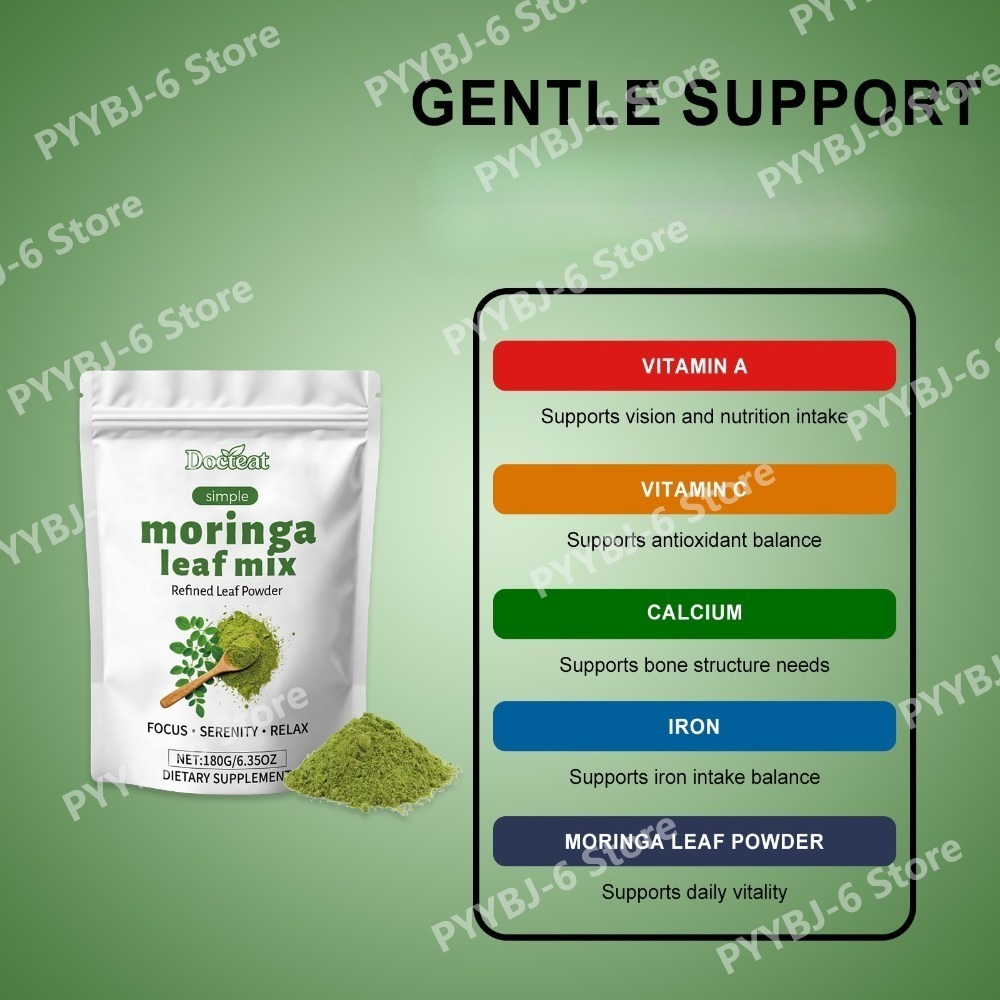 Docteat Moringa Leaf Powder, R - مراجعة Moringa Leaf Powder وسعره